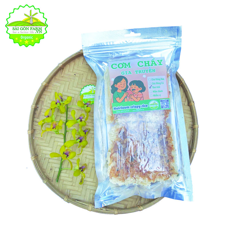 cơm cháy tép sấy sài gòn farm - 6